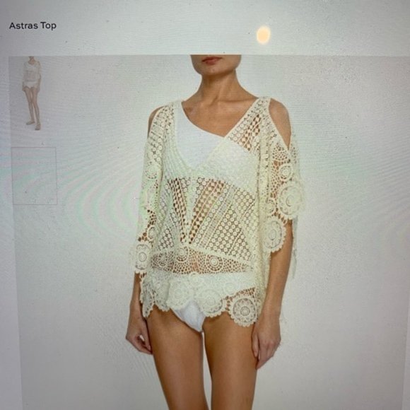 Ramy Brooks ASTRAS crochet top M/L - Picture 1 of 2